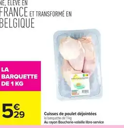 Carrefour Cuisses de poulet déjointées offre