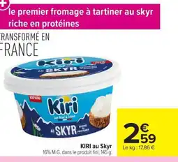 Carrefour KIRI au Skyr offre