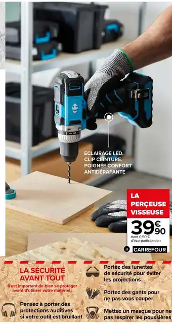 Carrefour Perceuse visseuse 20V offre