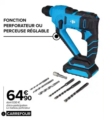 Carrefour Marteau perforateur 20V offre