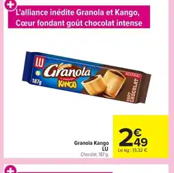 Carrefour LU Granola Kango offre
