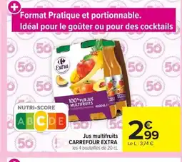 Carrefour CARREFOUR EXTRA Jus multifruits offre