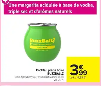 BUZZBALLZ Cocktail prêt à boire