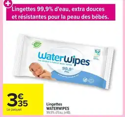 Carrefour WATERWIPES Lingettes offre