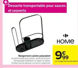 Carrefour HOME Rangement cuisine polyvalent offre