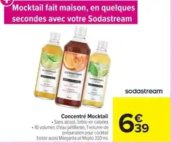 Carrefour SODASTREAM Concentré Mocktail offre