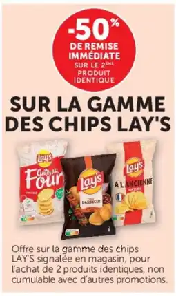 Hyper U LAY'S Sur la gamme des chips offre