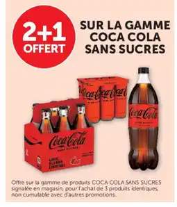 Hyper U COCA COLA Sur la gamme sans sucres offre