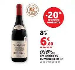 Hyper U JULIENAS Aop rouge les heritiers du vieux cerisier offre