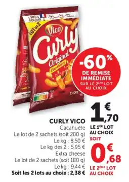Hyper U VICO Curly offre