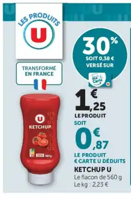 Hyper U U Ketchup offre
