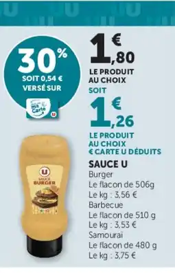 Hyper U U Sauce offre