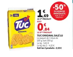 Hyper U LU Tuc original salé offre