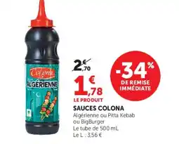 Hyper U COLONA Sauces offre