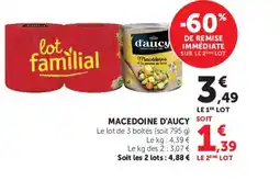Hyper U D'AUCY Macedoine offre