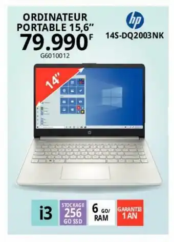 Gitem Ordinateur Portable 15,6 offre