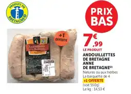 Hyper U Andouillettes de bretagne anne de bretagne offre