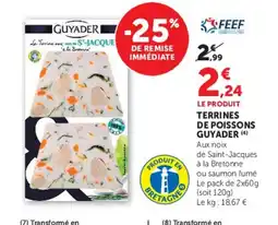 Hyper U Terrines de poissons offre