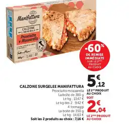 Hyper U MANIFATTURA Calzone surgele offre