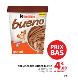 Hyper U KINDER BUENO Creme offre