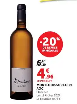 Hyper U MONTLOUIS Sur loire aoc offre