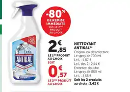Hyper U ANTIKAL Nettoyant offre