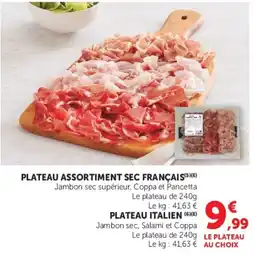 Hyper U Plateau assortiment sec français offre
