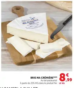 Hyper U Brie ma crémière offre