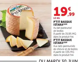 Hyper U P'tit basque offre