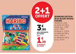 Hyper U HARIBO Bonbons edition bleu blanc rouge offre