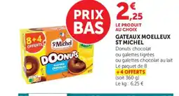 Hyper U ST MICHEL Gateaux moelleux offre