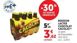 Hyper U CACOLAC Boisson lactee chocolat offre