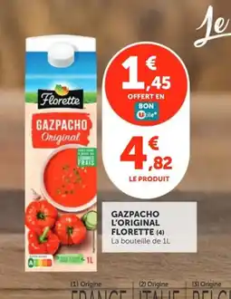 Utile FLORETTE Gazpacho l'original offre