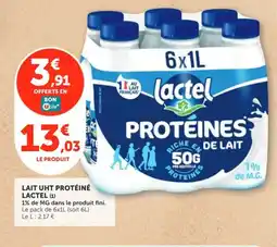 Utile LACTEL Lait uht protéiné offre