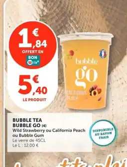 Utile BUBBLE GO Bubble tea offre