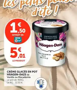 Utile HÄAGEN-DAZS Crème glacée en pot offre