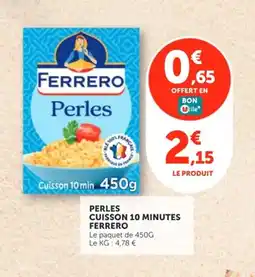 Utile FERRERO Perles cuisson 10 minutes offre