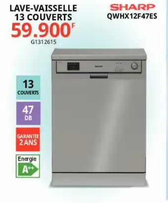 Gitem Lave-Vaisselle 13 Couverts offre