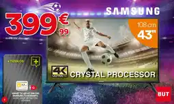 BUT SAMSUNG Smart tv led 43" tu43u8005fu, offre