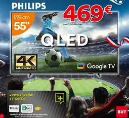 BUT PHILIPS Smart tv qled 55" 55pus7800, offre