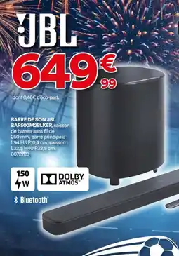 BUT JBL Barre de son bar500m2blkep offre