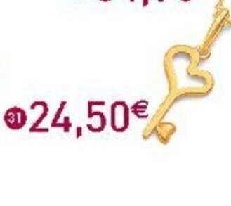 E.Leclerc Bijoux Pendentif or Jaune offre