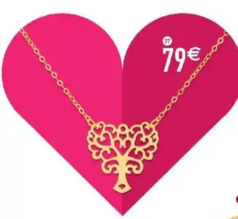 E.Leclerc Bijoux Collier 42cm or Jaune offre