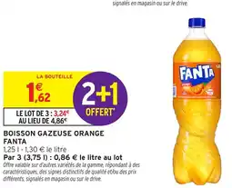 Intermarché BOISSON GAZEUSE ORANGE FANTA offre