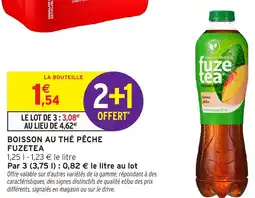 Intermarché BOISSON AU THÉ PÊCHE offre