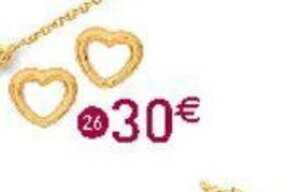 E.Leclerc Bijoux Boucles or Jaune offre