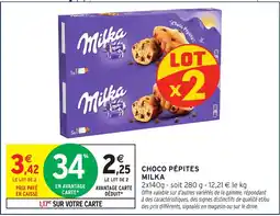 Intermarché CHOCO PÉPITES MILKA offre
