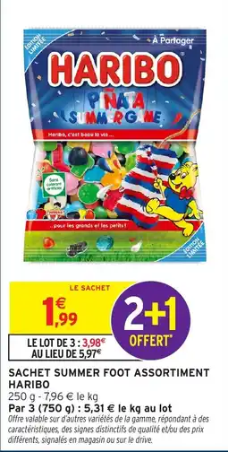 Intermarché SACHET SUMMER FOOT ASSORTIMENT HARIBO offre