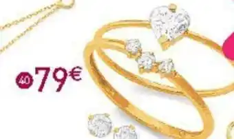 E.Leclerc Bijoux Bague Oxydes de Zirconium Taille offre