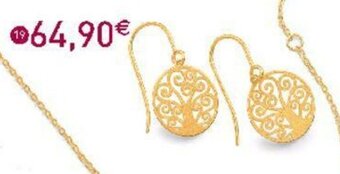 E.Leclerc Bijoux Boucles or Jaune offre